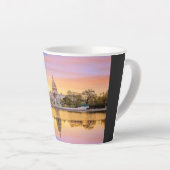 Washington DC US Capitool Gebouw Zonsondergang Ref Latte Mok (Rechterhoek)