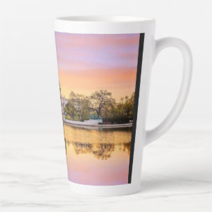 Washington DC US Capitool Gebouw Zonsondergang Ref Latte Mok