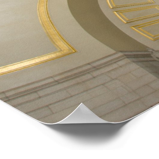 WASHINGTON, DC. USA. Binnenpost van de Unie. Poster (Hoek)