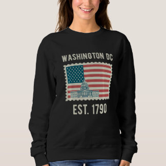 Washington DC Usa Flag Love Capitol Hill Souvenir Trui