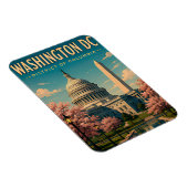 Washington DC USA Landmark Souvenir  Magneet (Rechterzijde)