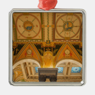 WASHINGTON, DC. USA. Plafond in Great Hall Metalen Ornament