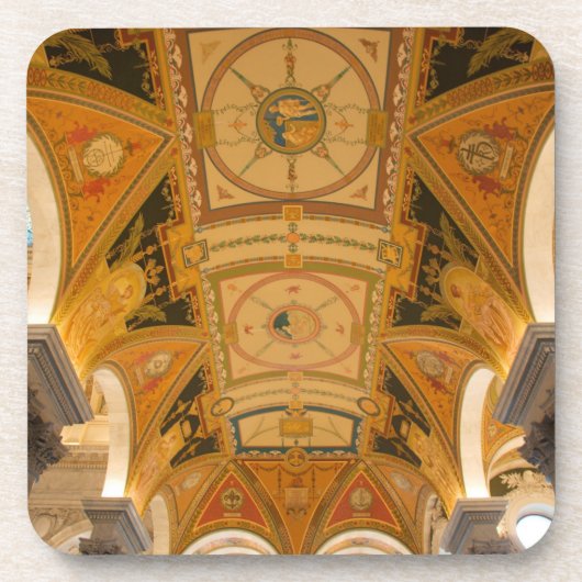 WASHINGTON, DC. USA. Plafond tweede verdieping Drankjes Onderzetter (Voorkant)