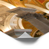 WASHINGTON, DC. USA. Plafond tweede verdieping Poster (Hoek)