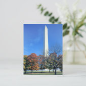 WASHINGTON, DC. USA. Washington Monument stijgt Briefkaart (Staand voorkant)