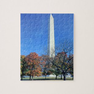 WASHINGTON, DC. USA. Washington Monument stijgt Legpuzzel