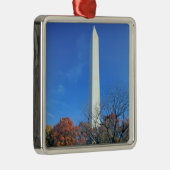 WASHINGTON, DC. USA. Washington Monument stijgt Metalen Ornament (Rechts)