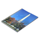 WASHINGTON, DC. USA. Washington Monument stijgt Notitieboek (Linkerzijde)