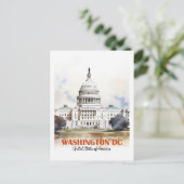 Washington DC Verenigde Staten Beroemde Reisplaats Briefkaart (Staand voorkant)