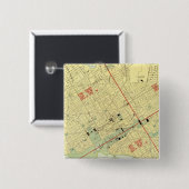 Washington, DC Vierkante Button 5,1 Cm (Voorkant /achterkant)