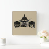Washington DC Vierkante Klok (Huis)