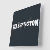 Washington DC Vierkante Klok (Hoek)