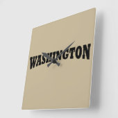 Washington DC Vierkante Klok (Hoek)