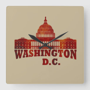 Washington DC Vierkante Klok