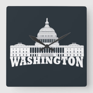 Washington DC Vierkante Klok