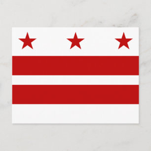 Washington DC vlag Briefkaart