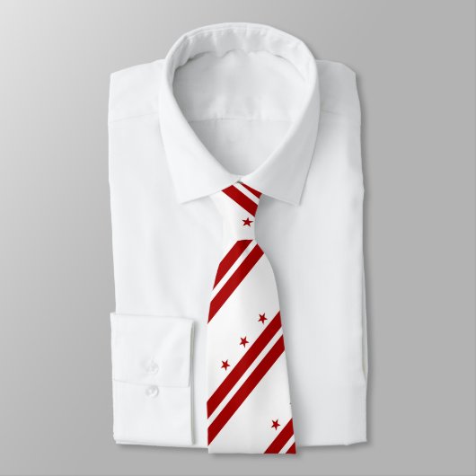 Washington DC-vlag Stropdas (Gebonden)