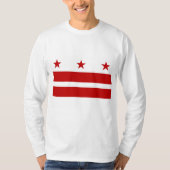 Washington DC vlag T-shirt (Voorkant)