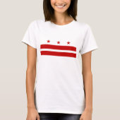 Washington DC-vlag T-shirt (Voorkant)