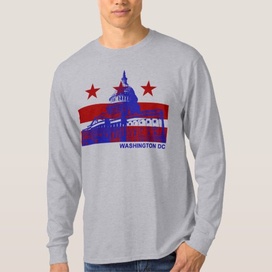 Washington DC-vlag T-shirt (Voorkant)