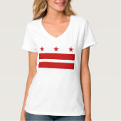 Washington DC vlag T-shirt (Voorkant)