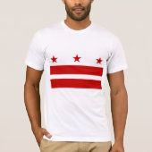 Washington DC vlag T-shirt (Voorkant)