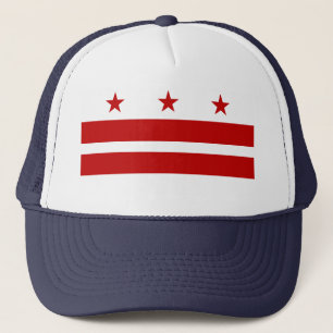 Washington DC vlag Trucker Pet