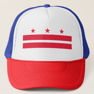 Washington DC-vlag Trucker Pet