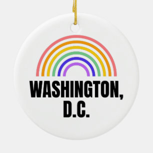 Washington DC - Washington briefkaarten - Washingt Keramisch Ornament