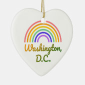 Washington DC - Washington briefkaarten - Washingt Keramisch Ornament (Rechts)