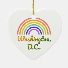 Washington DC - Washington briefkaarten - Washingt Keramisch Ornament