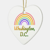 Washington DC - Washington briefkaarten - Washingt Keramisch Ornament (Links)