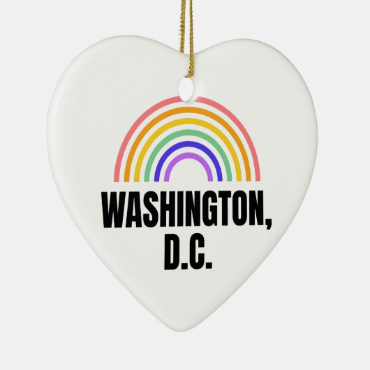 Washington DC - Washington Keramisch Ornament (Rechts)