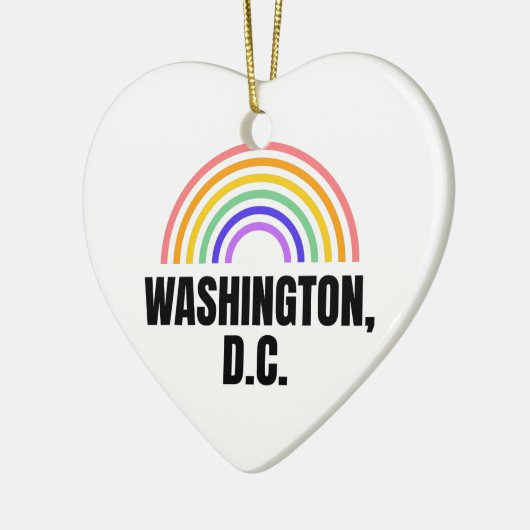 Washington DC - Washington Keramisch Ornament (Links)