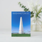 Washington DC Washington Memorial Ansichtkaart Briefkaart (Staand voorkant)