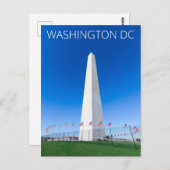 Washington DC Washington Memorial Ansichtkaart Briefkaart (Voorkant / Achterkant)