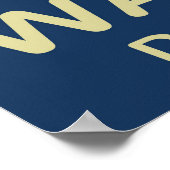 Washington DC, Waterreflecties door Nacht, Reizen Poster (Hoek)