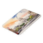 Washington DC waterverf kunst Magneet (Linkerzijde)