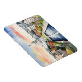 Washington DC waterverf kunst Magneet (Rechterzijde)