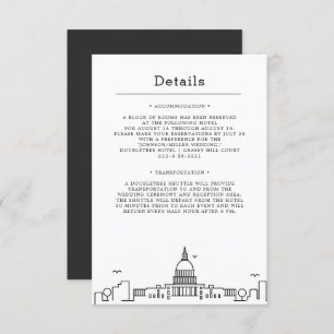 Washington DC Wedding   Details gastsysteem Kaart