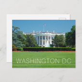 Washington DC White House Briefkaart (Voorkant / Achterkant)
