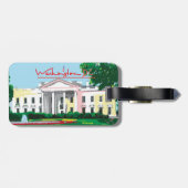 Washington DC - Witte Huis Bagagelabel (Achterkant horizontaal)
