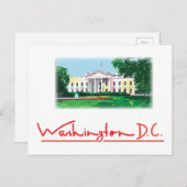 Washington DC - Witte Huis Briefkaart (Voorkant / Achterkant)
