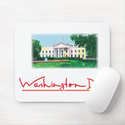 Washington DC - Witte Huis Muismat (Met muis)