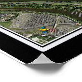 Washington DC's Nationaal winkelcentrum van de rui Poster (Hoek)