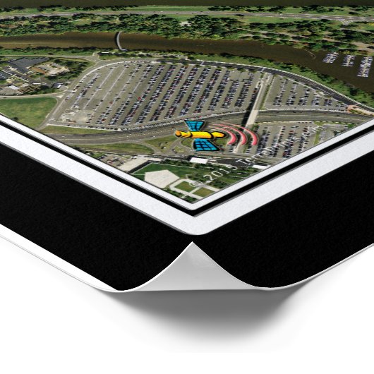 Washington DC's Nationaal winkelcentrum van de rui Poster (Hoek)