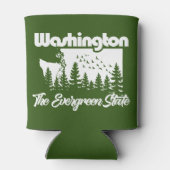 Washington de Evergreen-staat Blikjeskoeler (Achterkant)