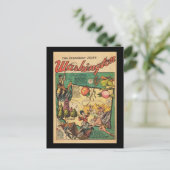 Washington de Evergreen-staat Briefkaart (Staand voorkant)