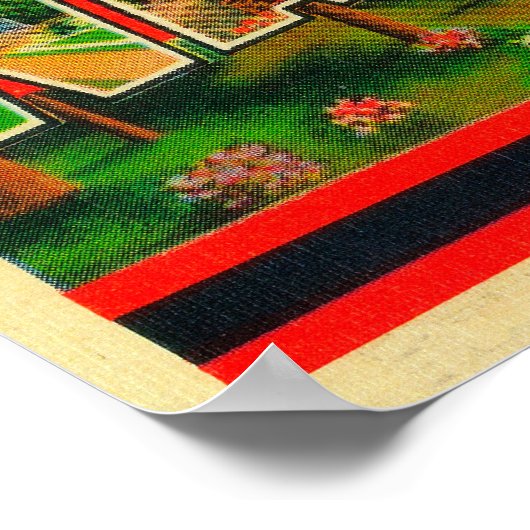 Washington - de Evergreen-staat Poster (Hoek)