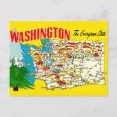 Washington - De Immergroene Staat  Briefkaart (Voorkant)